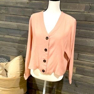 Crop button up dress shirt!